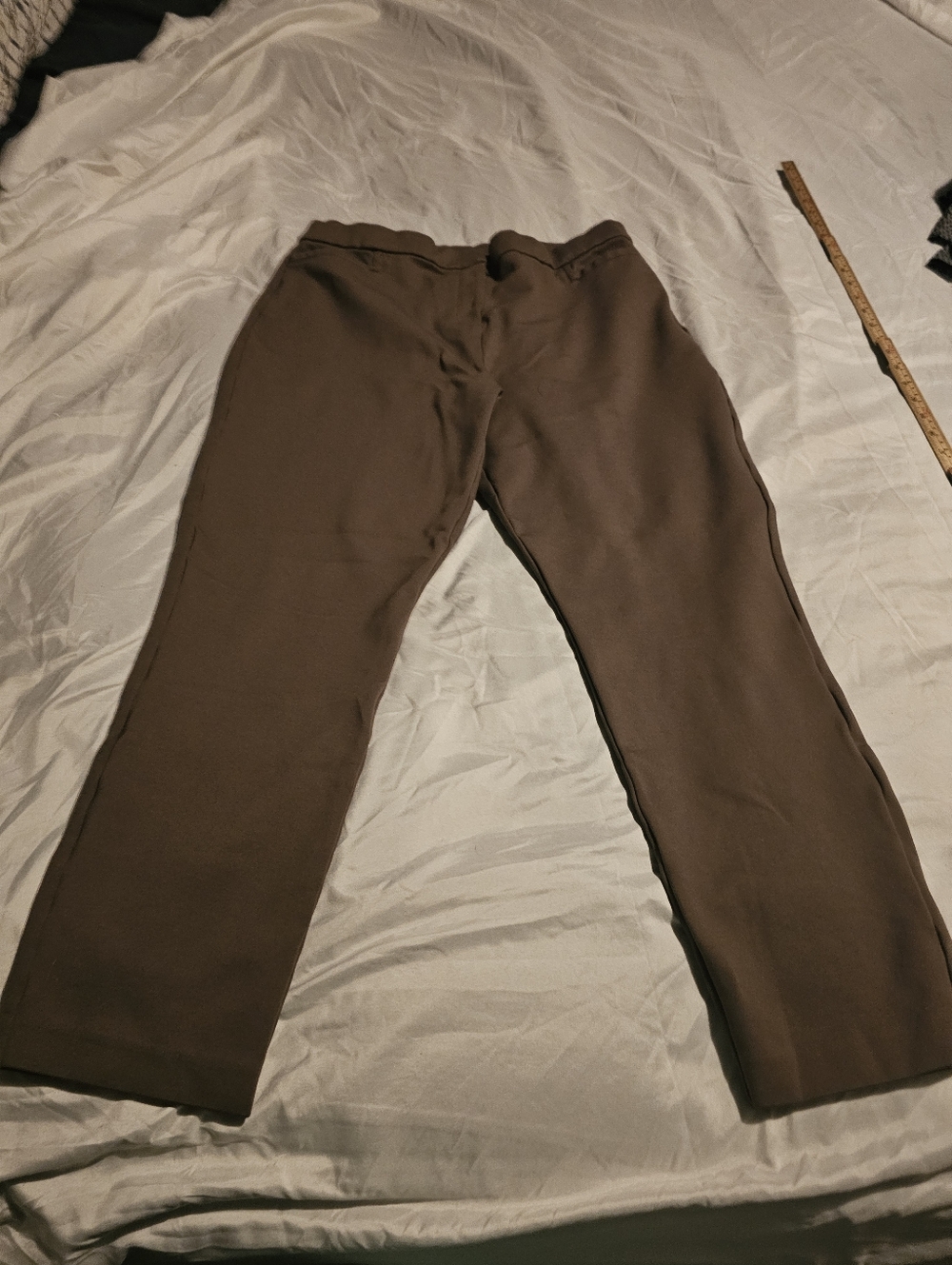 Susan Graver Tailered Brown Pants Size LG
